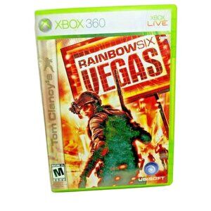 Tom Clancys Rainbow Six Vegas Xbox 360 Game Ubisoft Mature Rating Complete
